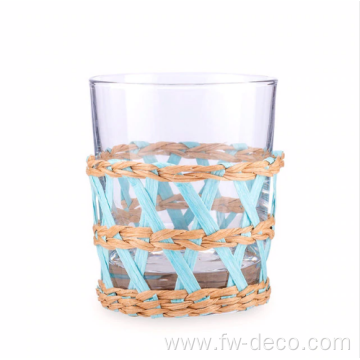Island Wrapped Tumblers Light Blue White Pink